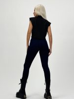 Pantalon slim fit cu push-up - imagine 9