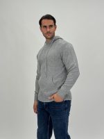 Pulover din tricot cu glugă - imagine 12