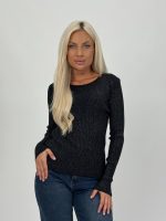 Pulover rigat cu lurex