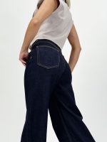 Jeans | Blug wide leg indigo - imagine 5