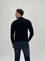 Pulover din tricot cu fermoar scurt - imagine 26