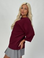 Pulover raglan cu model torsade - imagine 9