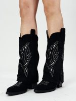 Ciocate midi cu dublură brodată - imagine 6