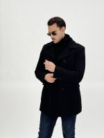 Palton din stofă dublat cu fermoar - imagine 4