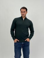 Pulover din tricot cu fermoar scurt - imagine 14