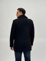 Palton din stofă dublat cu fermoar - imagine 6