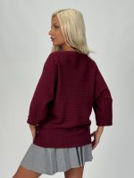 Pulover raglan cu model torsade - imagine 10