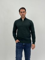 Pulover din tricot cu fermoar scurt - imagine 13