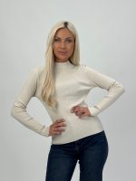 Pulover maletă rigat cu lurex - imagine 3