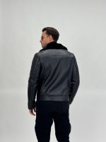 Jachetă cojoc din ecopiele - imagine 6