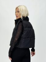 Vestă scurtă cu ștrasuri - imagine 5