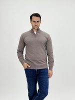 Pulover din tricot cu fermoar scurt - imagine 5