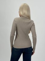 Pulover maletă rigat cu lurex - imagine 9