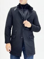 Palton din stofă dublat - imagine 6