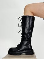 Cizme lungi cu șireturi - imagine 3