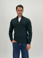 Pulover din tricot cu fermoar lung