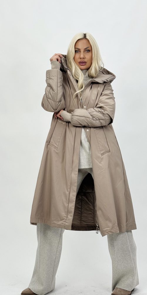 Jachetă parka lungă