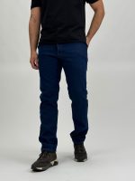 Jeans slim plușat albastru - imagine 2