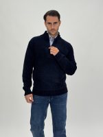 Pulover plușat cu fermoar scurt - imagine 15