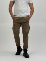 Pantalon cargo cu talie elastică - imagine 3