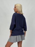 Pulover raglan cu model torsade - imagine 14