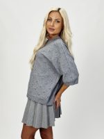 Pulover oversized cu model 3D - imagine 6