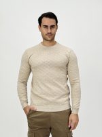 Pulover din tricot cu model