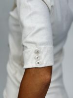 Pulover helancă cu mânecă scurtă - imagine 3