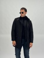 Palton din stofă dublat - imagine 4