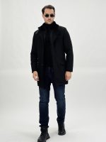 Palton din stofă dublat - imagine 9