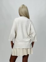 Pulover raglan cu model torsade - imagine 4