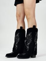 Ciocate midi cu dublură brodată - imagine 3