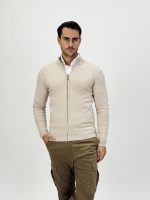 Pulover din tricot cu fermoar lung - imagine 19