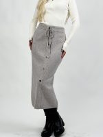 Fustă lungă din tricot cu butoni - imagine 12