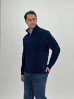 Pulover plușat cu fermoar scurt - imagine 10