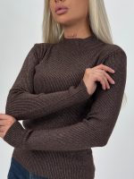 Pulover maletă rigat cu lurex - imagine 12