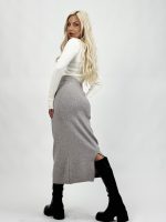 Fustă lungă din tricot cu butoni - imagine 13