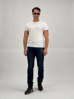 Jeans slim bleumarin