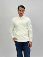 Pulover din tricot cu glugă