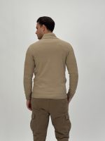 Pulover cu guler petrecut și nasturi - imagine 5