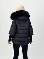 Jachetă din fâș cu mâneci din tricot - imagine 5