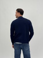 Pulover din tricot cu fermoar lung - imagine 8