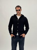 Pulover cardigan cu glugă - imagine 15