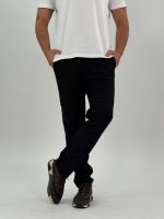 Pantalon negru plușat - imagine 4