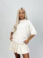 Pulover oversized cu model 3D