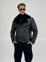 Jachetă cojoc din ecopiele - imagine 4