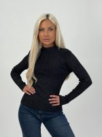 Pulover maletă rigat cu lurex - imagine 15