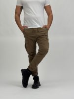 Pantalon cargo cu talie elastică - imagine 4