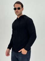 Pulover din tricot cu glugă - imagine 17