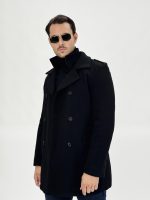 Palton din stofă dublat cu fermoar - imagine 3